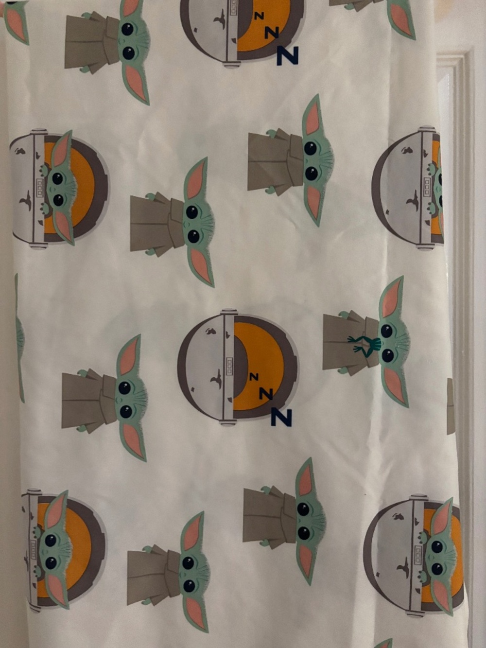 Star Wars The Mandalorian Grogu (Baby Yoda) Twin Flat Sheet
